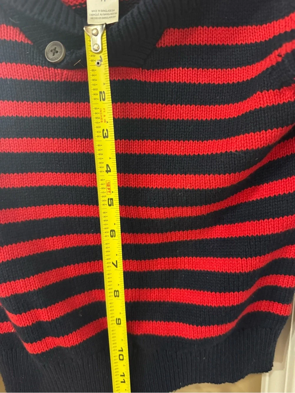 Oshkosh B’gosh Kids Sweater Red /Blue Strip 4T (CL-3)
